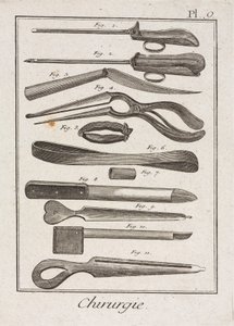 Équipement, instruments chirurgicaux de l