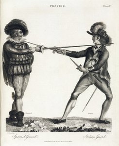 Escrime: la garde espagnole et la garde italienne - Unbekannt
