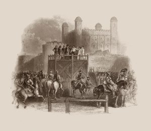 Exécution de John Dudley en 1553 - Unbekannter Künstler