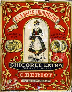 Chicorée extra des magasins "La Belle Jardinière", fin du 19e siècle - Unbekannter Künstler