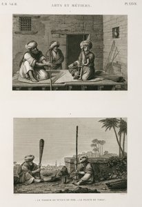 Fabrication, autres, fabricants de tiges de pipe et pilonneurs de tabac, Égypte, vers 1798 - Unbekannt