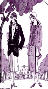 Mode : robes de jour / costumes en mai 1925 - Unbekannter Künstler