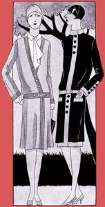 Mode : robes au printemps 1928 - Unbekannter Künstler