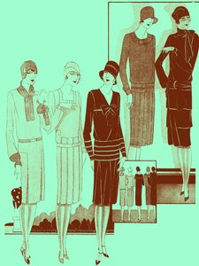 Mode : robes au printemps 1928
