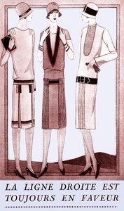 Mode : robes au printemps 1928