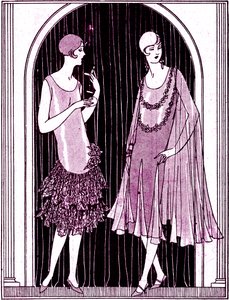 Mode : robes de soirée en mai 1925