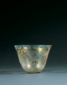 Fragment de coupe peinte en lustre fatimide, 10e - 11e siècle - Unbekannt