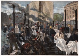 Incendie au Bazar de la Charité - Unbekannter Künstler