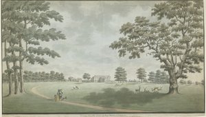 Fisherwick Hall: aquarelle, nd [1786] - Unbekannt