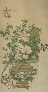 Fleurs des quatre saisons, dynastie Qing