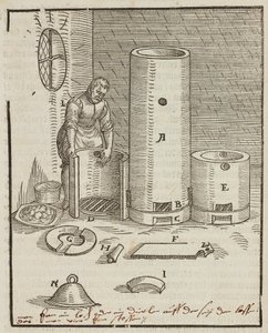 Four de préparation du liquide de séparation des minerais d