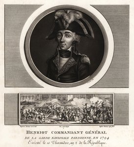 François Henriot, chef jacobin, Commandant Général de la Garde Nationale Parisienne, exécuté en 1794