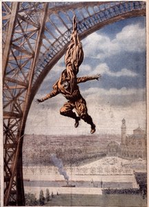 Franz Reichelt mort en testant son "manteau-parachute" depuis la tour Eiffel