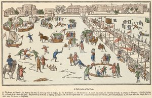 Foire sur la Tamise en hiver - Unbekannter Künstler