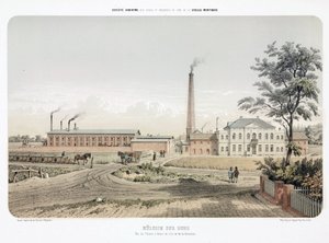 Scènes industrielles générales (Usine de zinc à Mulheim an der Ruhr, Allemagne) - Unbekannt