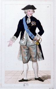 Général Lafayette commandant de la garde nationale, c. 1810 (gravure) - Unbekannter Künstler