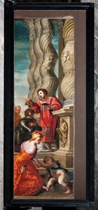 Gênes, Duomo (cathédrale Saint-Laurent), intérieur, allée gauche, portes originales de l