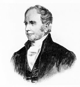 George Bradshaw, créateur britannique de guides ferroviaires, vers 1850
