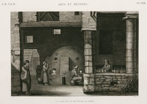 Fabrication de verre, Égypte, vers 1798 - Unbekannt