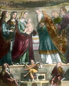 Goethe voyage à Venise, ici la peinture de la Sainte Marie montrant Jésus au temple par Carpaccio - Unbekannter Künstler