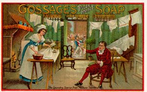 Savon Gossages - publicité du début du 20e siècle