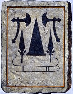 Plaque funéraire - Unbekannter Künstler