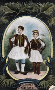 Grèce : costumes grecs pour enfants - Carte postale 1914-1918 - Unbekannt