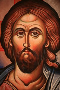 Icône orthodoxe grecque représentant le Christ - Unbekannt
