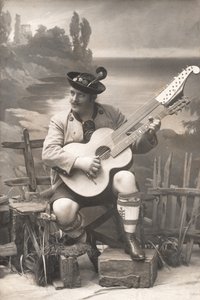 Gustav Rechl, Allemagne 1908 (photo n/b)