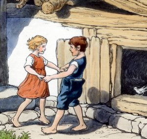 Hansel et Gretel - Unbekannter Künstler