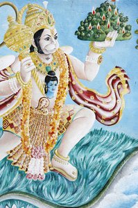 Dieu singe Hanuman, Pashupatinah, Katmandou, Népal - Unbekannt