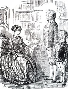 Henry John Temple, 3e vicomte Palmerston remettant sa démission à la reine Victoria - Unbekannter Künstler