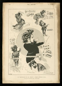 Caricature de Henry Wood