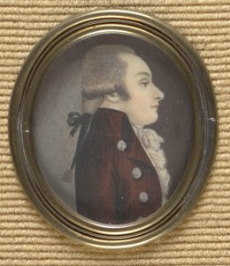 Homme de profil (Wolfgang Amadeus Mozart ?)