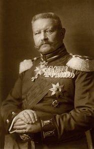 Histoire. Allemagne. Le général Paul von Hindenburg. Photo, Allemagne, vers 1914-16 (carte postale) - Unbekannter Künstler