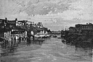 Histoire de Rome. Le bord du Tibre et le couvent de Sainte-Sabine - Unbekannt