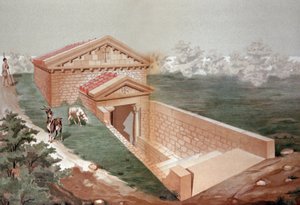 Hypogée Martyrium de Poitiers, vers 1880 (lithographie) - Unbekannter Künstler