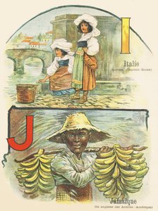 I J : Italie, Jamaïque - ABC des deux mondes. Émile Guérin, éditeur, Paris, vers 1900 - Unbekannt