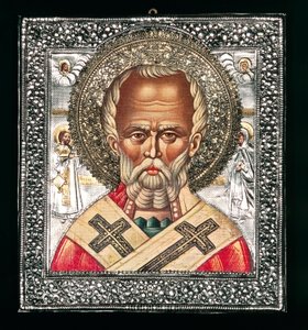 Icône représentant Saint Nicolas - Benjamin Baud