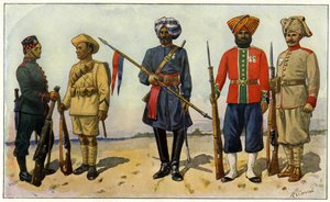Soldats indiens de l