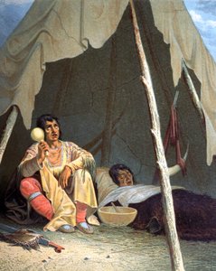 Tribus indiennes des États-Unis, USA, seconde moitié du 19e siècle (illustration) - Unbekannter Künstler