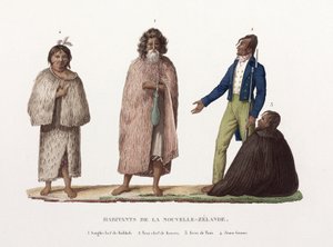 Habitants de la Nouvelle-Zélande - Unbekannt