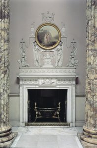 Intérieur du Marble Hall, Kedleston Hall, Derbyshire - Unbekannt