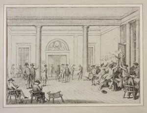 Intérieur de la Bourse, vers 1790 - Unbekannt