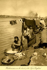 Irak - Lavandières sur les rives du Tigre - Unbekannter Künstler