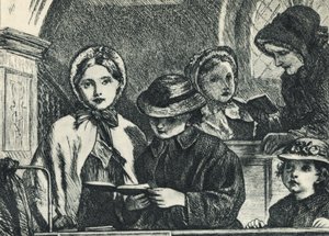 Isaac Watts - gravure sur bois - Unbekannter Künstler