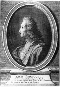 Jacques Bernoulli, mathématicien suisse, vers 1700