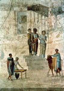 Jason et Pélias, de la Maison de Jason, ou des Amours Fatals, Pompéi - Unbekannter Künstler