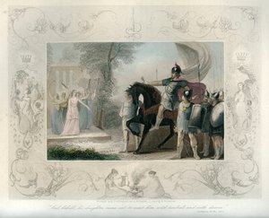 Jephthé est accueilli par sa fille - Bible - Unbekannter Künstler