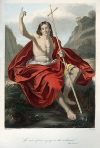 Jean-Baptiste prêchant - Unbekannter Künstler
